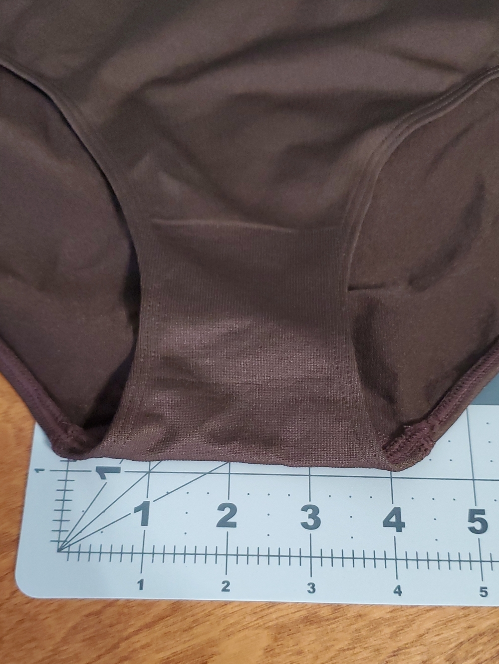 Quince 6pk Smoothing Comfort High-Waisted Brief Seamless Panty Cocoa Brown L - Picture 9 of 11